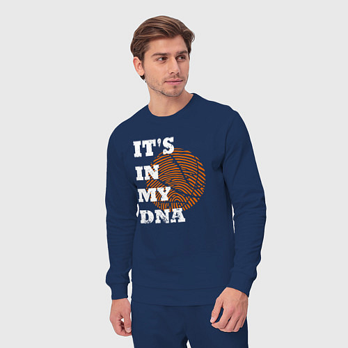 Мужской костюм Баскетбольный ДНК / Тёмно-синий – фото 3