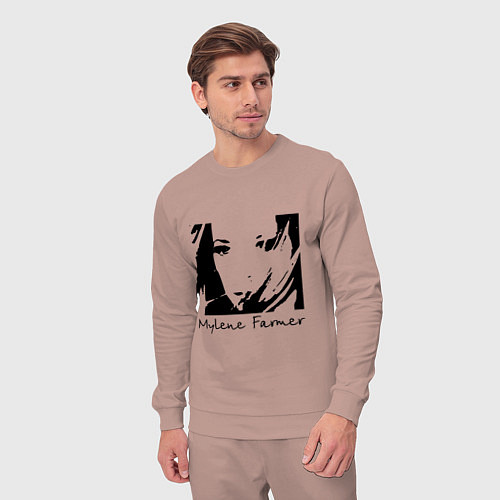 Мужской костюм Милен Фармер / Пыльно-розовый – фото 3