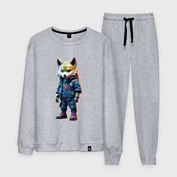 Мужской костюм Уличный лисёнок - нейроарт