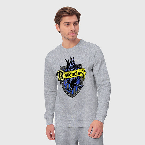 Мужской костюм Ravenclaw emblem / Меланж – фото 3