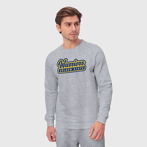 Мужской костюм Warriors - Golden State / Меланж – фото 3