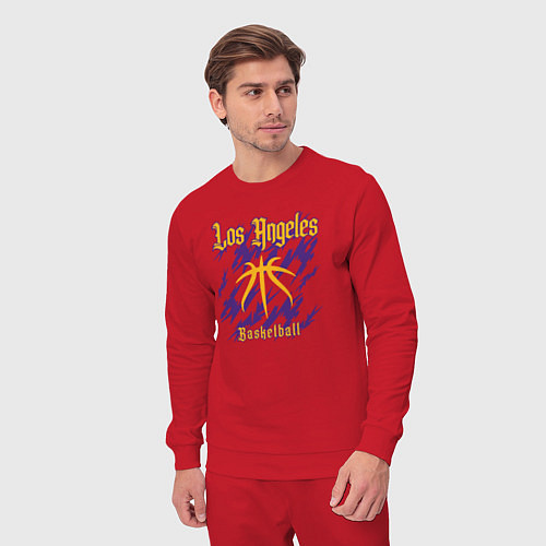 Мужской костюм Basketball Lakers / Красный – фото 3