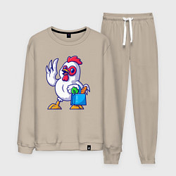 Мужской костюм Петушок с продуктами