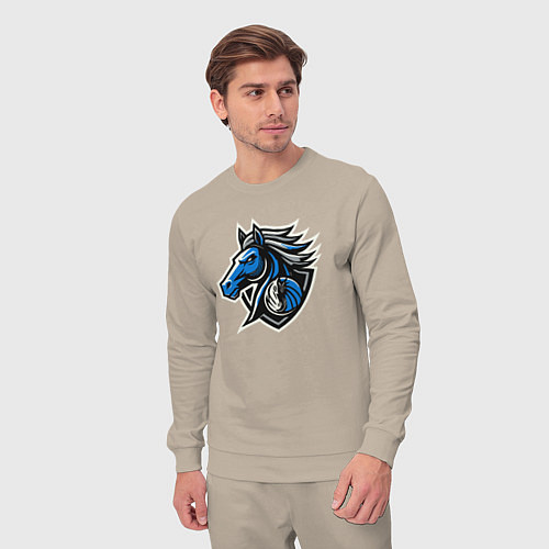 Мужской костюм Mavericks team / Миндальный – фото 3