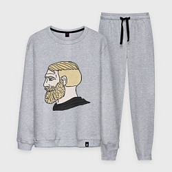 Мужской костюм Мем с бородатым мужиком