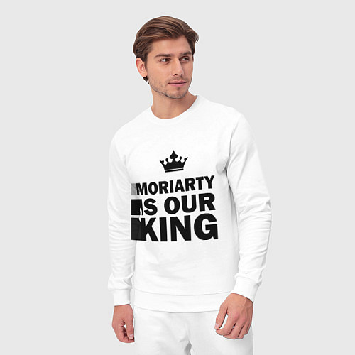 Мужской костюм Moriarty is our king / Белый – фото 3