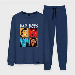 Костюм хлопковый мужской Bad boys, цвет: тёмно-синий