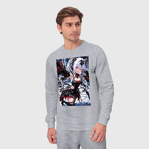 Мужской костюм Jetavie Punishing Gray Raven / Меланж – фото 3