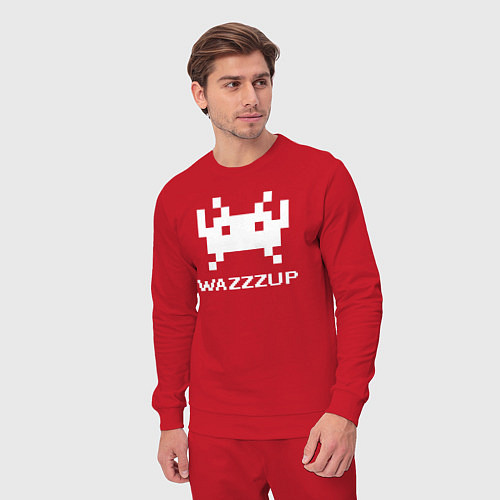 Мужской костюм Space invader wazzzup / Красный – фото 3