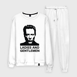 Костюм хлопковый мужской Кристофер Уокен, цвет: белый