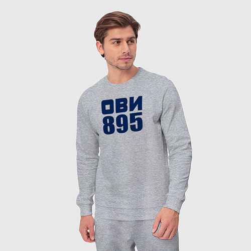 Мужской костюм Ови 895 / Меланж – фото 3