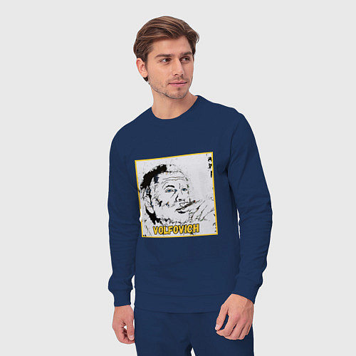 Мужской костюм Volfovich Art Black coin / Тёмно-синий – фото 3