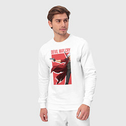 Костюм хлопковый мужской Anime Devil May Cry Данте, цвет: белый — фото 2