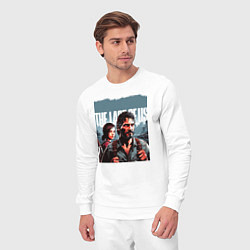 Костюм хлопковый мужской The last of us - Joel and Ellie adventure, цвет: белый — фото 2