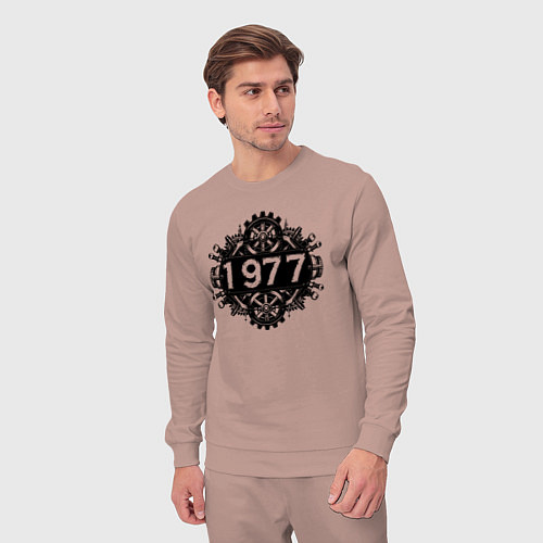 Мужской костюм Механический год 1977 / Пыльно-розовый – фото 3