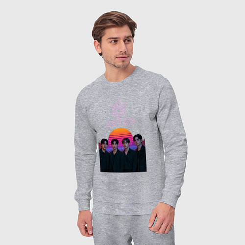 Мужской костюм Astro retro / Меланж – фото 3