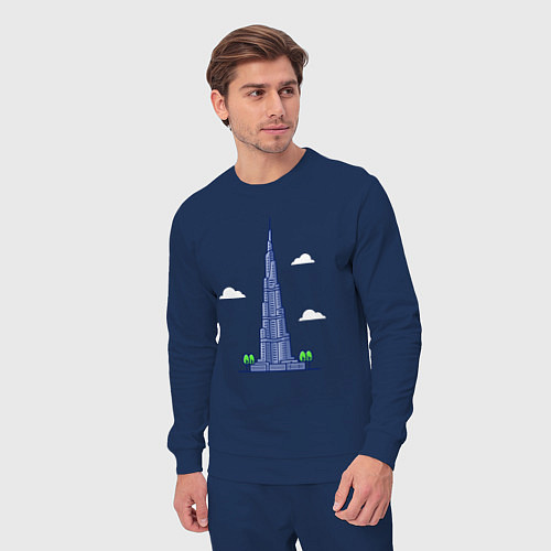 Мужской костюм Бурдж-Халифа / Тёмно-синий – фото 3