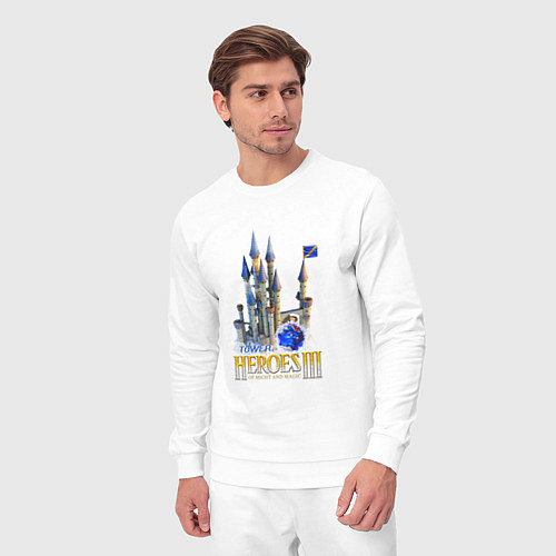 Мужской костюм Heroes of might and magic 3 Tower / Белый – фото 3