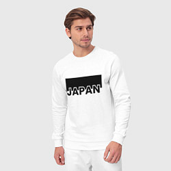 Костюм хлопковый мужской Japan, цвет: белый — фото 2