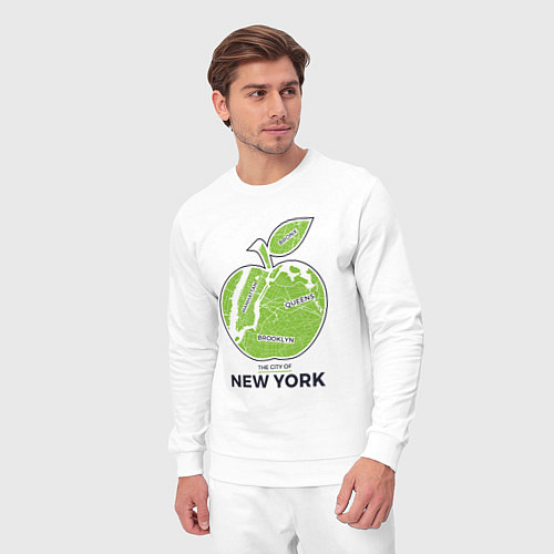 Мужской костюм Сity of New York / Белый – фото 3