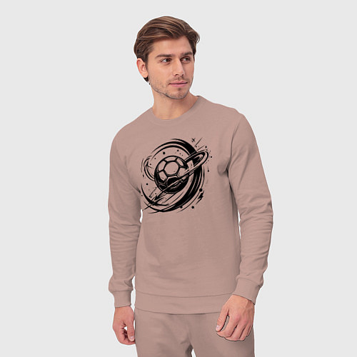 Мужской костюм Космический мяч гандбол / Пыльно-розовый – фото 3