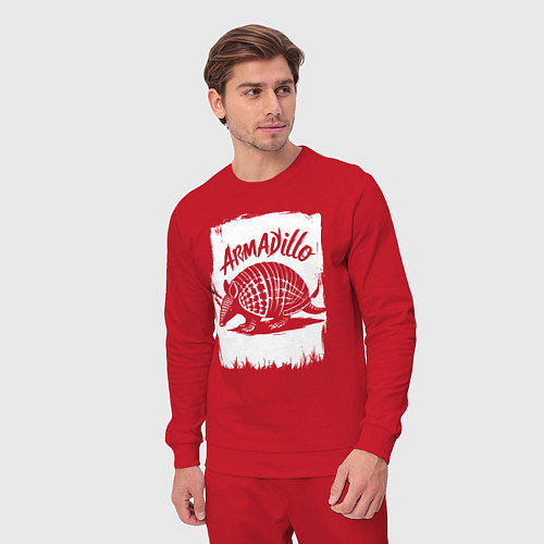 Мужской костюм Броненосец черный / Красный – фото 3