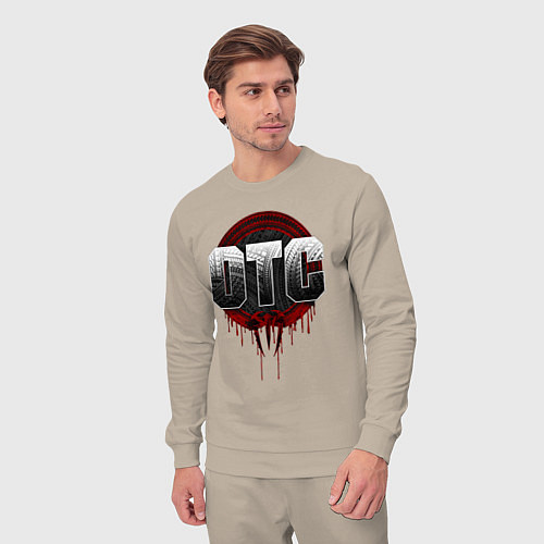 Мужской костюм Roman Reigns otc wwe logo / Миндальный – фото 3