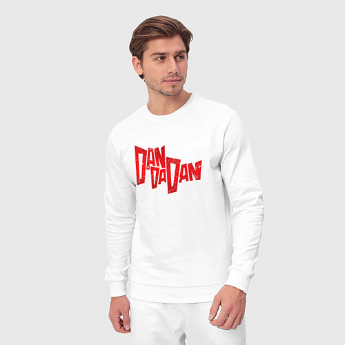 Мужской костюм Dandadan - logotype / Белый – фото 3