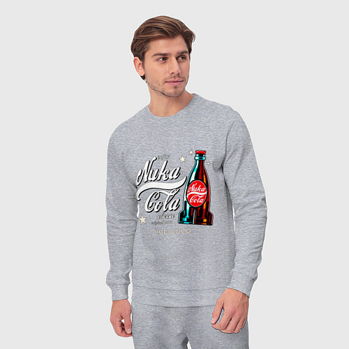 Мужской костюм Nuka cola - Fallout / Меланж – фото 3