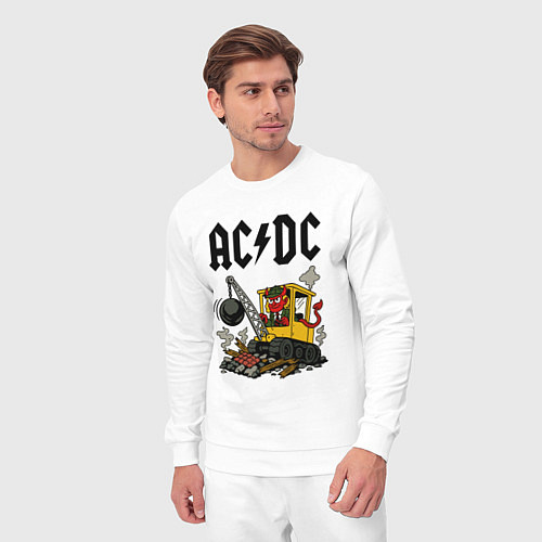 Мужской костюм ACDC Ballbreaker World Tour / Белый – фото 3