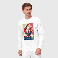 Костюм хлопковый мужской Marilyn, цвет: белый — фото 2
