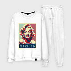 Костюм хлопковый мужской Marilyn, цвет: белый