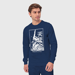 Костюм хлопковый мужской Evangelion - berserk, цвет: тёмно-синий — фото 2