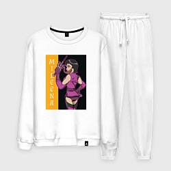 Костюм хлопковый мужской Mileena fighter, цвет: белый