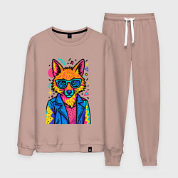 Мужской костюм Лиса Pop Colors