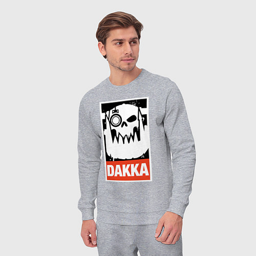 Мужской костюм Warhammer - dakka / Меланж – фото 3