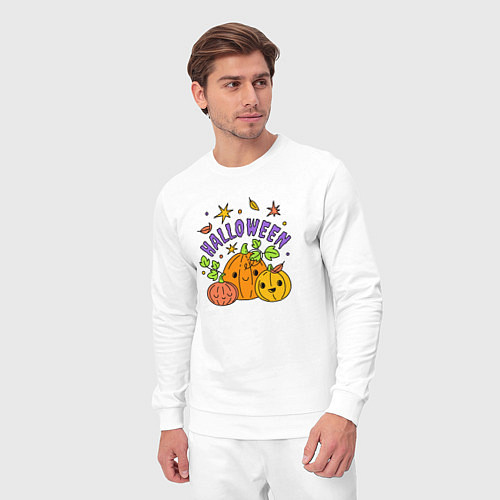 Мужской костюм Весёлый хэллоуин / Белый – фото 3