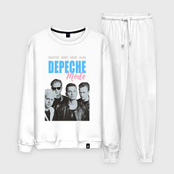 Костюм хлопковый мужской Depeche Mode Violator portrait, цвет: белый
