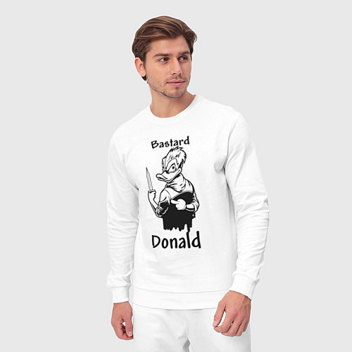 Мужской костюм Гангстер Дональд / Белый – фото 3