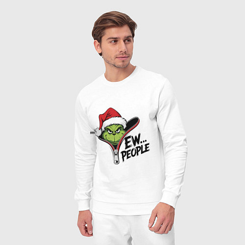 Мужской костюм Гринч - ew people / Белый – фото 3