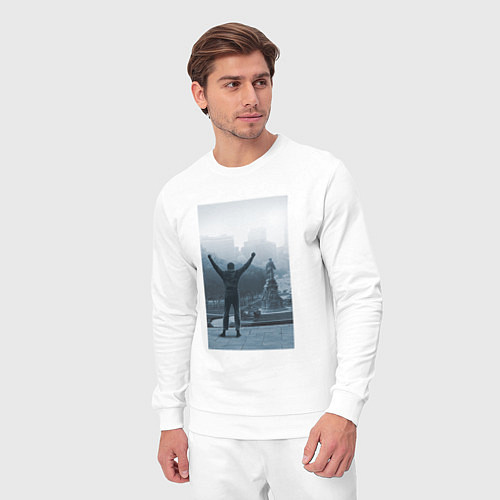 Мужской костюм Рокки / Белый – фото 3