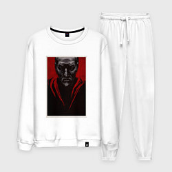 Костюм хлопковый мужской Джон Крамер - Пила, цвет: белый