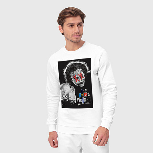 Мужской костюм Темный рыцарь постер / Белый – фото 3