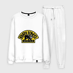 Костюм хлопковый мужской HC Boston Bruins Label, цвет: белый