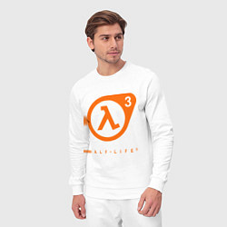 Костюм хлопковый мужской Half-Life 3, цвет: белый — фото 2