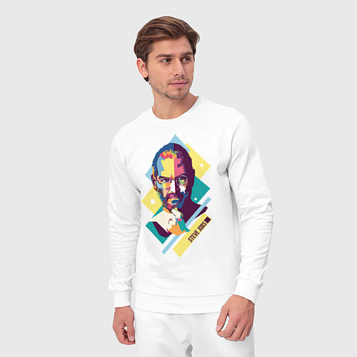 Мужской костюм Steve Jobs Art / Белый – фото 3