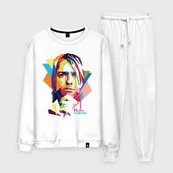 Костюм хлопковый мужской Kurt Cobain: Colors, цвет: белый