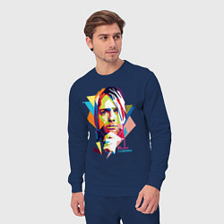 Костюм хлопковый мужской Kurt Cobain: Colors, цвет: тёмно-синий — фото 2
