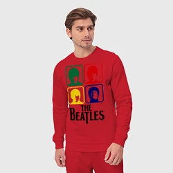 Костюм хлопковый мужской The Beatles: Colors, цвет: красный — фото 2