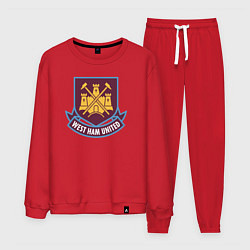 Костюм хлопковый мужской West Ham United FC, цвет: красный
